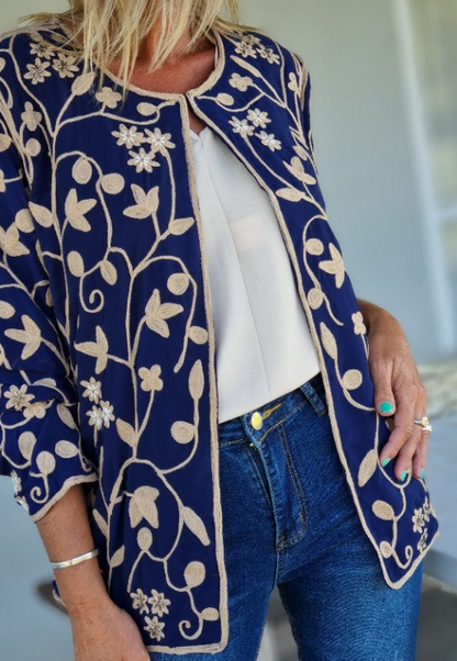 Embroidery Chic Floral Jacket