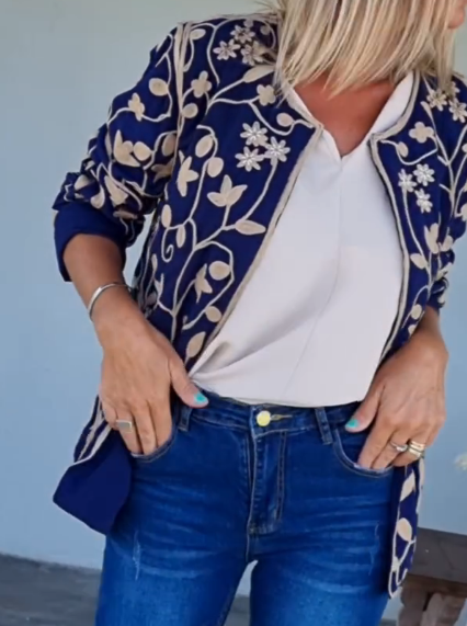 Embroidery Chic Floral Jacket