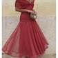 Elegant Floral Elastic Flowy Dress