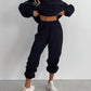 Comfy Plush Pocket Casual 2pc Suit