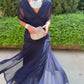 Elegant Floral Elastic Flowy Dress