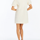 Floral Embroidered Linen Dress