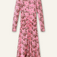 Floral Print Midi Dress