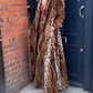 Luxe Velvet Leopard Coat