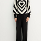 Heart Gradient Sweater