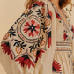 Cream Cashew Mandala Maxi Dress