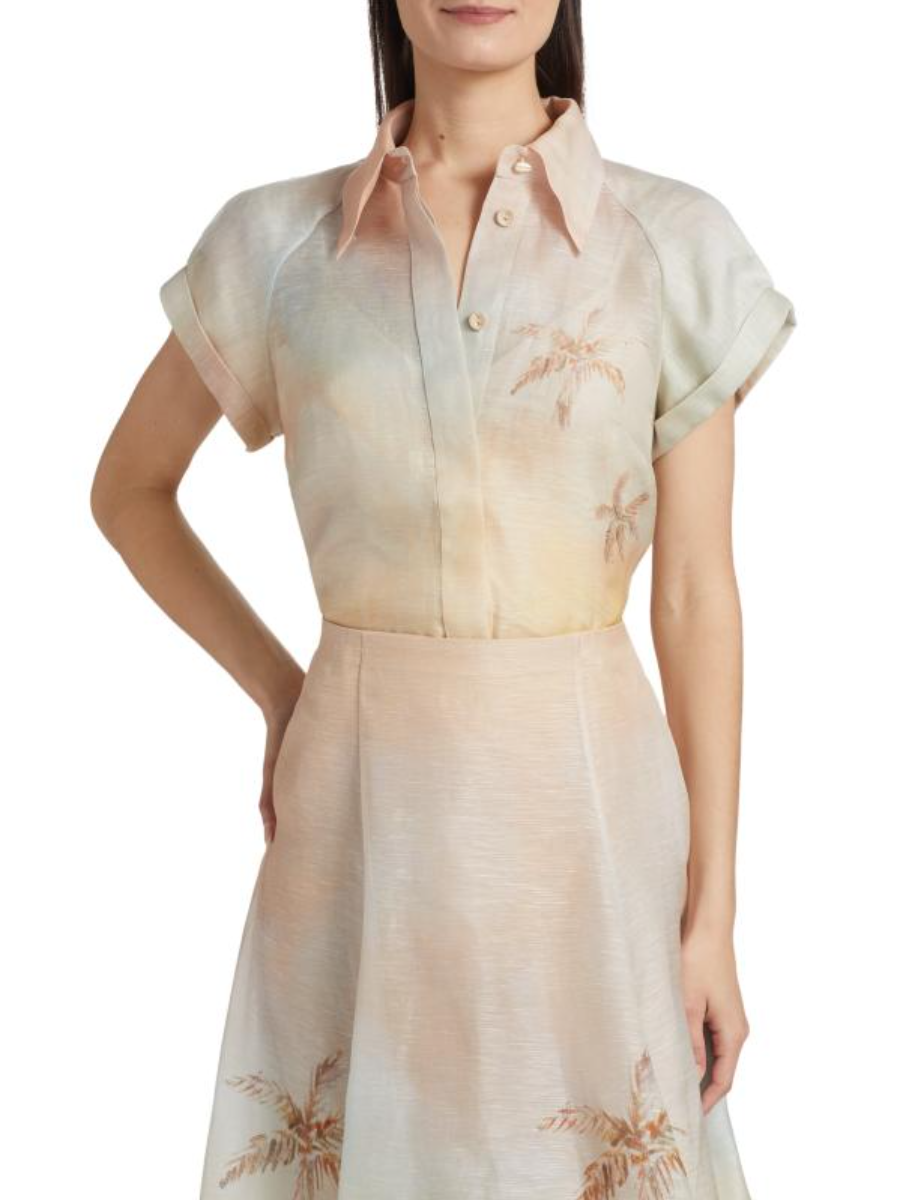 Linen Coconut Two-Piece Set