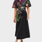 Midnight Moonflower Delaney Dress