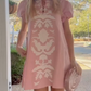 Embroidered Floral Mini Dress