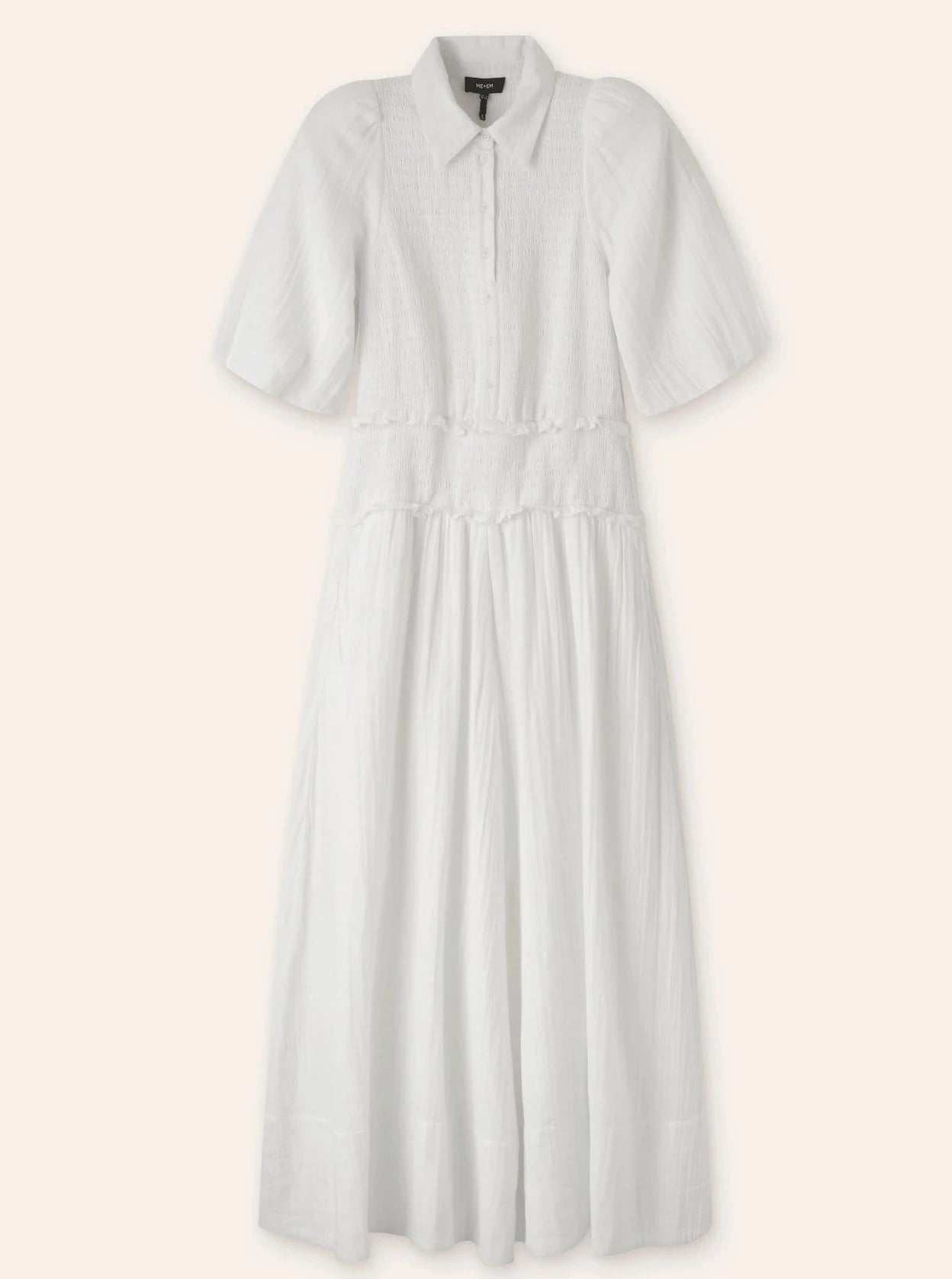 Cotton Maxi Shirt Dress