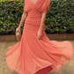Elegant Elastic Flowy Dress