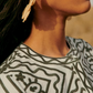 Round Neck Short Sleeve Embroidered Shirt