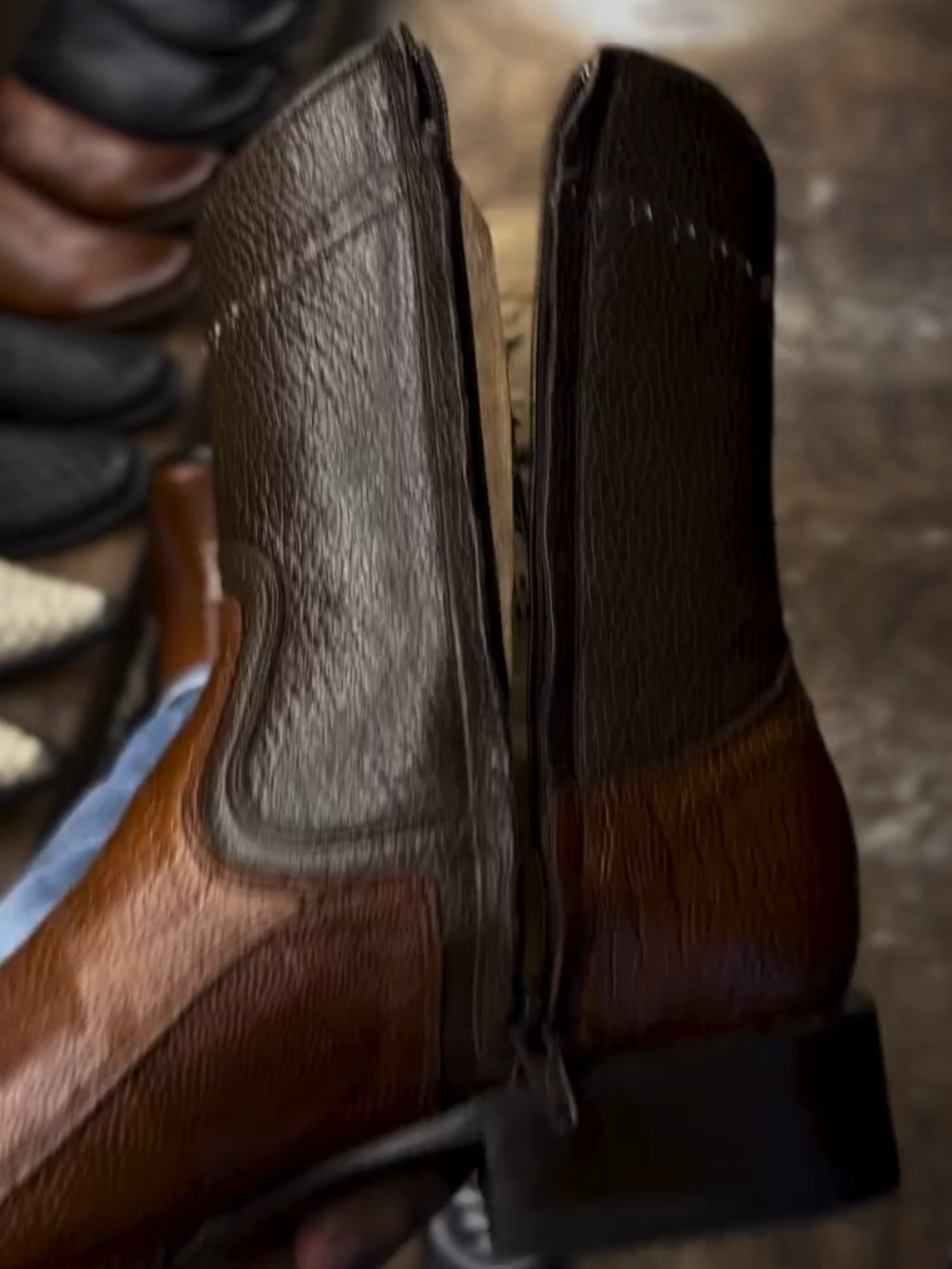 Men's Leather Western Cowboy Boots