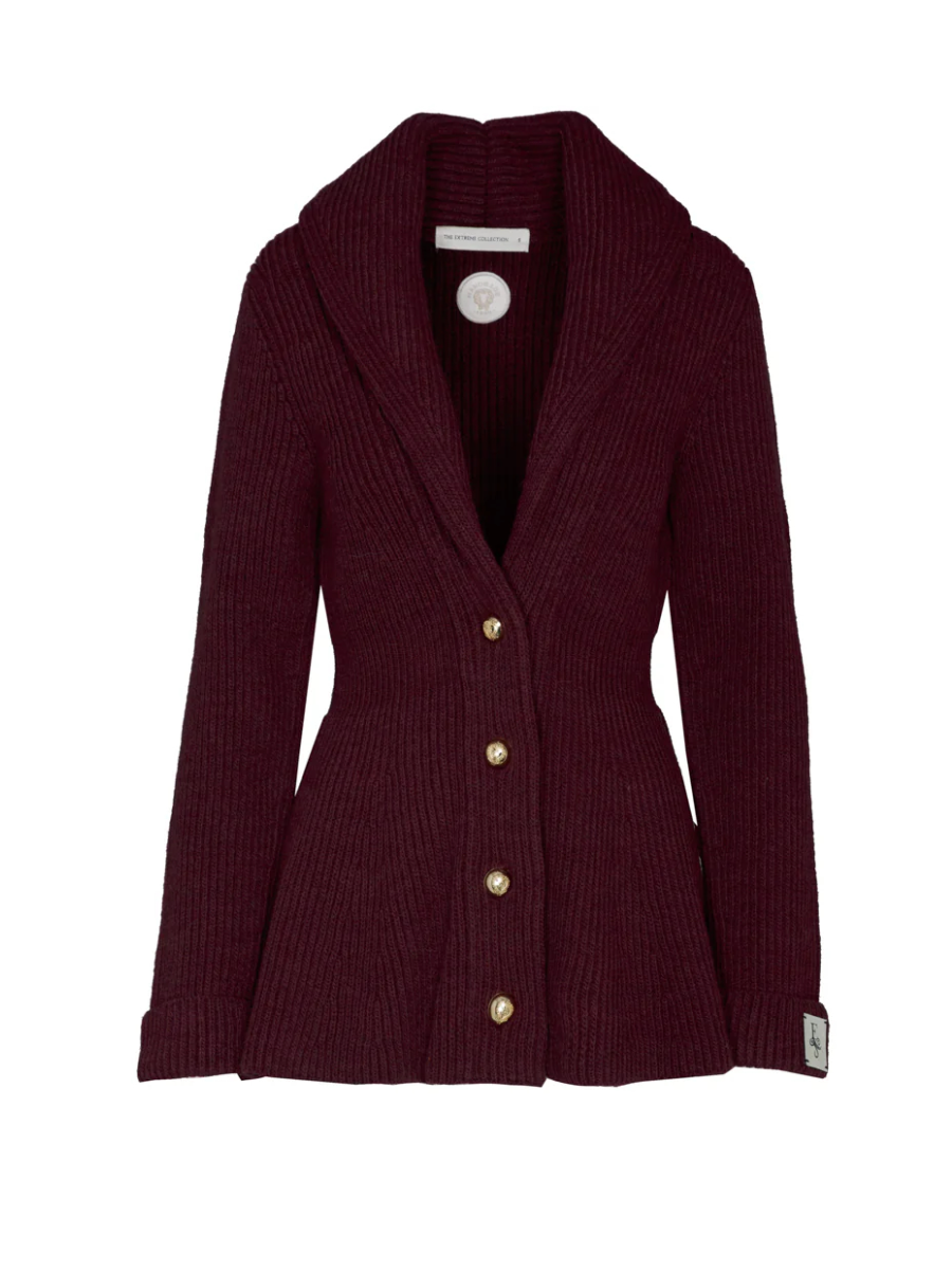 The Fitted Merlot Jacket