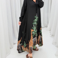 Loose Printed Shirt Dress