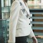 The White Embroidered Blazer