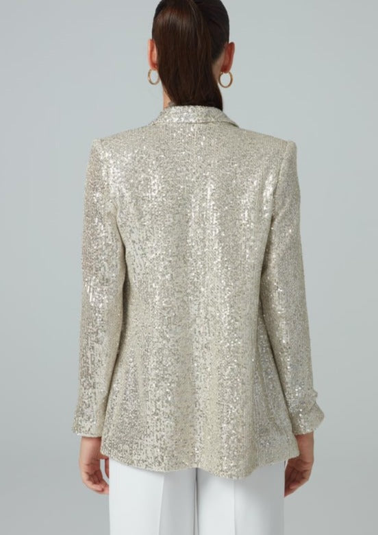 Break the Bank Sequin Blazer