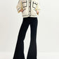 Classic Collar Furry Knitted Jacket