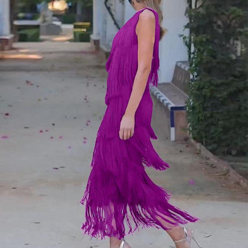 Multi-layered Fringe Dress