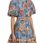 Wonderful Bouquet Belted Minidress