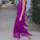 Multi-layered Fringe Dress