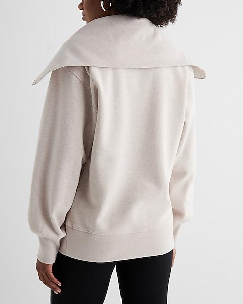 Quarter Zip Oversized Collar Fleece Set