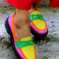 Colorful Colorblock Loafers