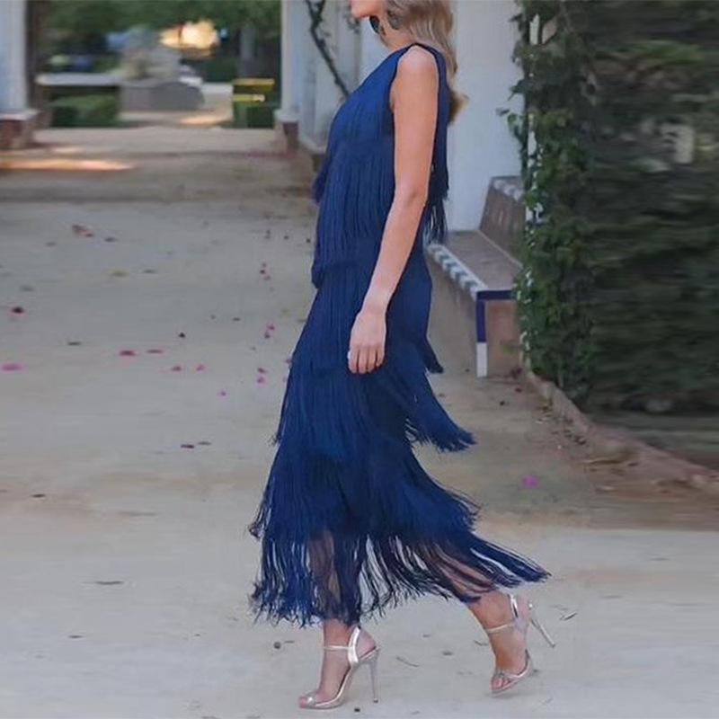 Multi-layered Fringe Dress