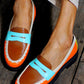 Colorful Colorblock Loafers