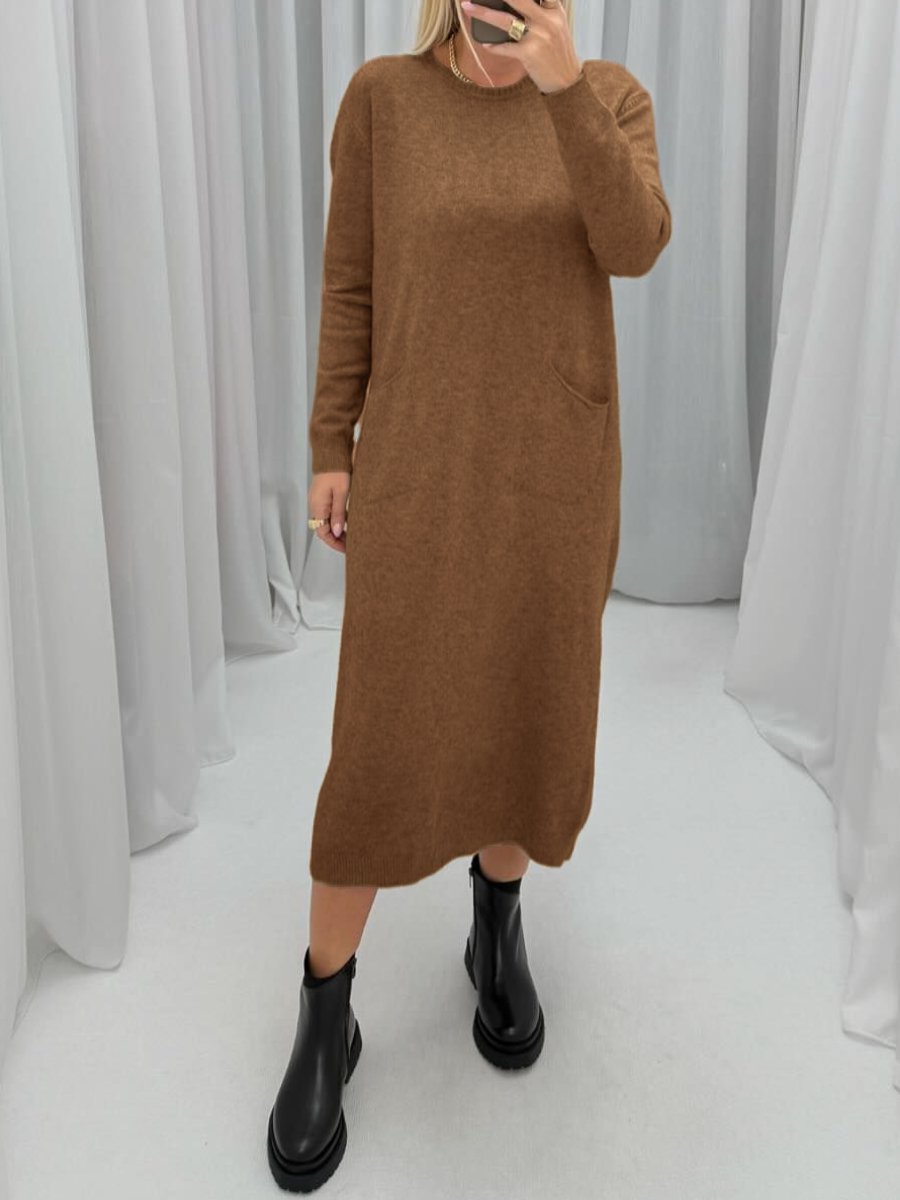 Loose Warm Sweater Dress