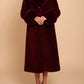 Long Coat With Faux Fur Collar