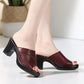 Women's Casual High Heel Slippers