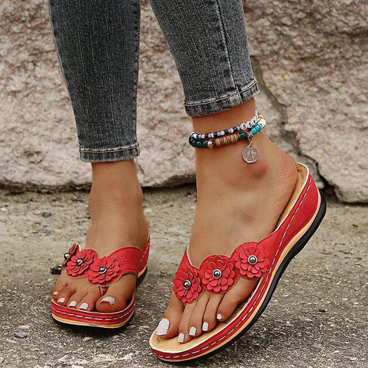 Floral Thick Sandals