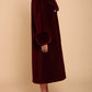 Long Coat With Faux Fur Collar