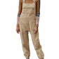 Lamb Fleece Loose Overalls