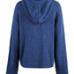 Drawstring knitted cardigan