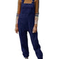 Lamb Fleece Loose Overalls