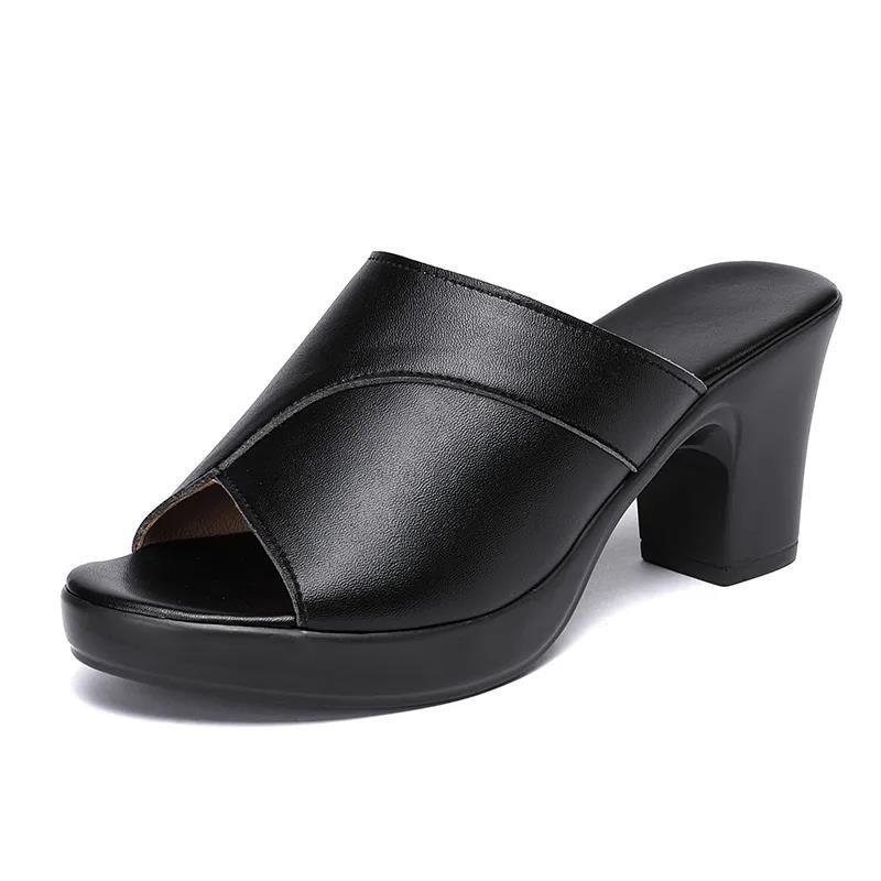 Women's Casual High Heel Slippers