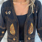 Sequined Long Sleeve Cardigan Coat