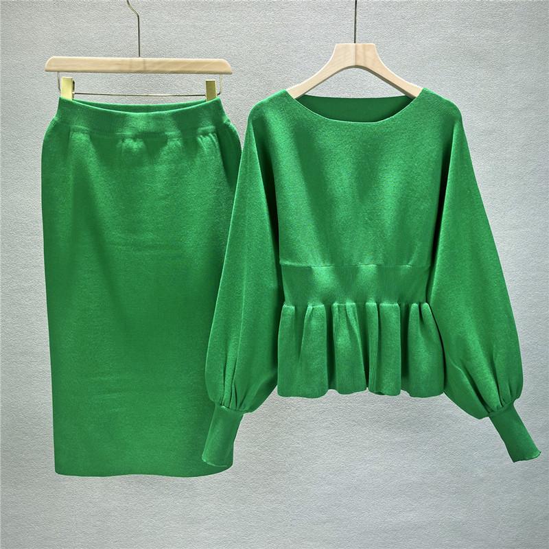 Lantern Long Sleeve Two Piece Set