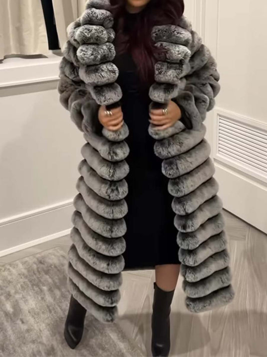 (⏰New Arrival Promotion $20 OFF)Women's Long Fluffy Coat Plush Outerwear