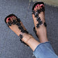 Women's Rhinestone Butterfly Sandals