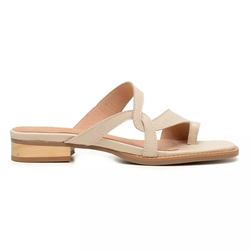 Cross Strap Open Toe Flat Sandals