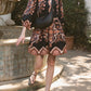 Ethnic Bohemian Print Pocket Dress