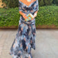 Elegant Floral Elastic Flowy Dress