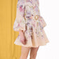 Dreamy Floral Lyrical Buttoned Dress