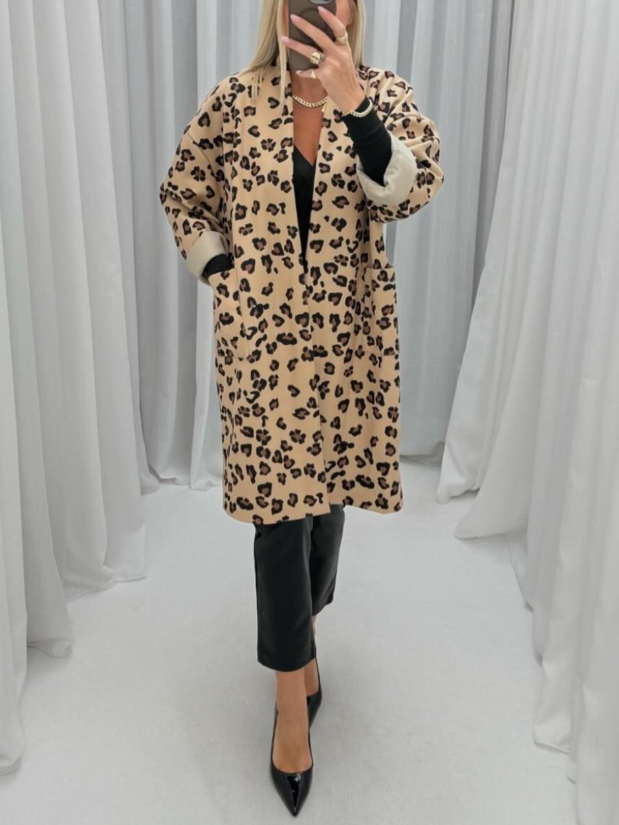 Fashionable Leopard Coat