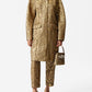 Tailored Metallic Jacquard Coat