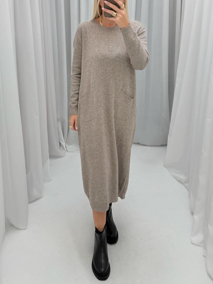 Loose Warm Sweater Dress