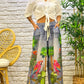 PRINT DENIM TROUSER